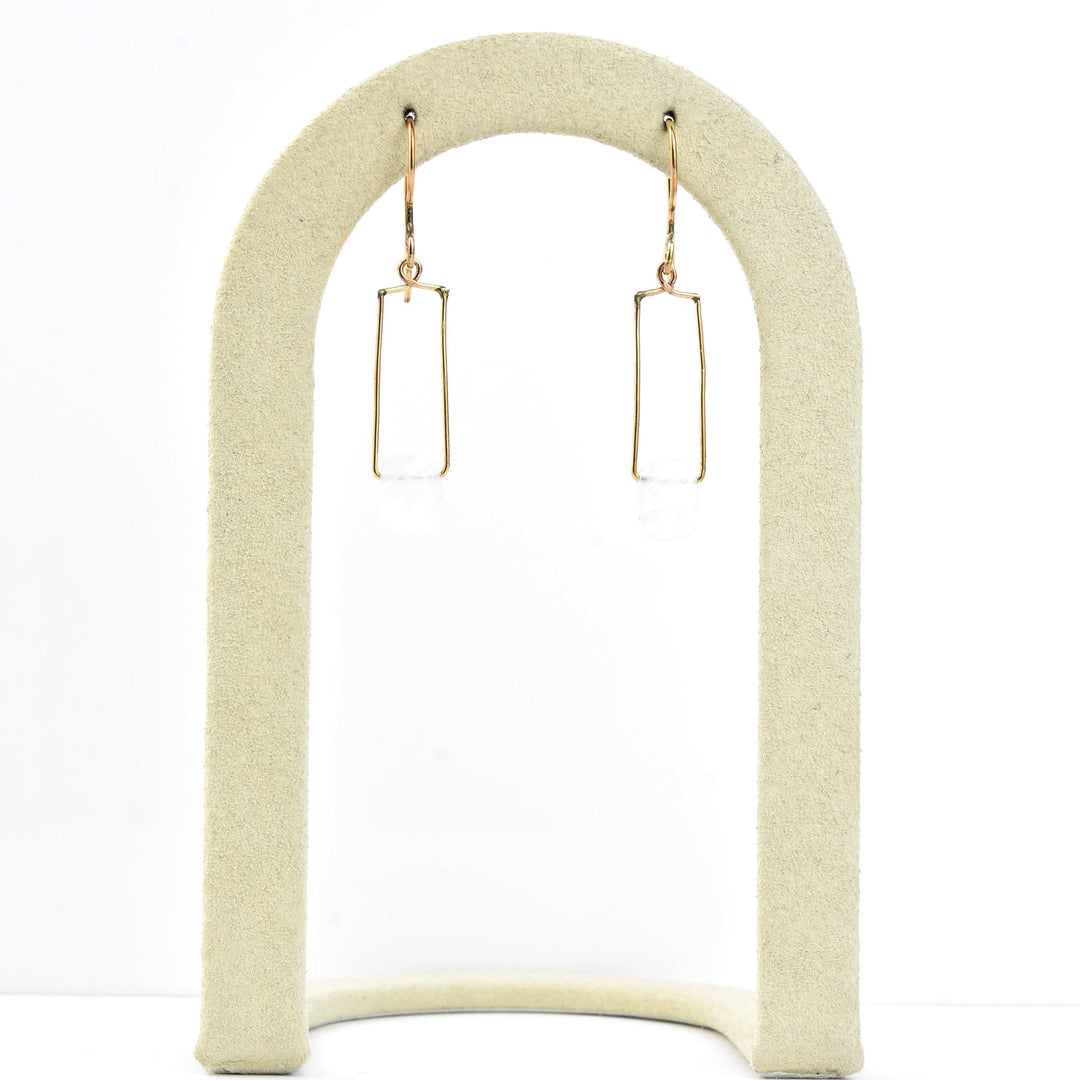 Rainbow Moonstone Wire Dangles