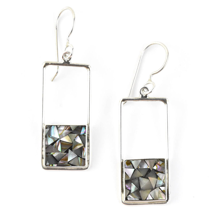 Everlasting Abalone Mosaic Earrings - Goldmakers Fine Jewelry
