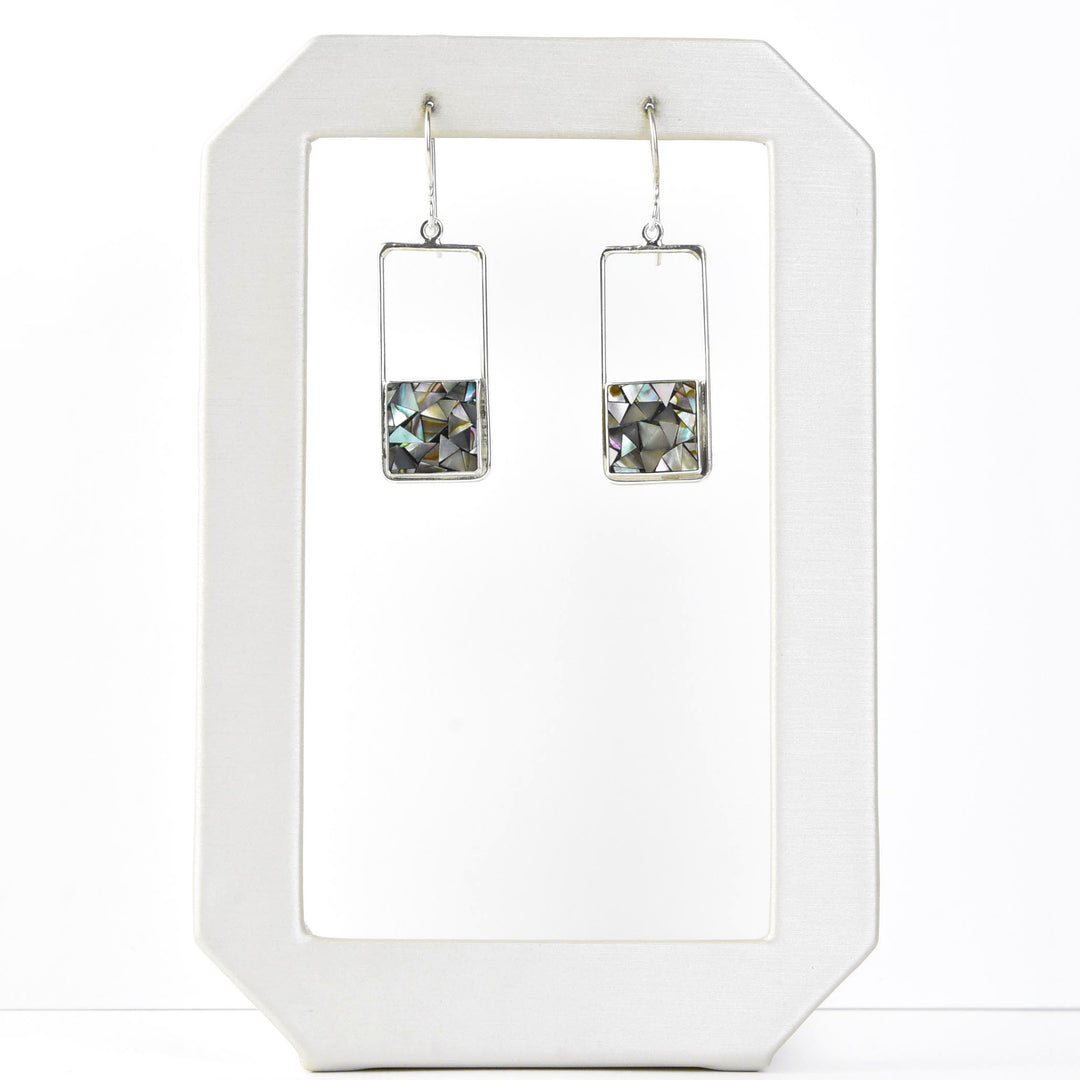 Everlasting Abalone Mosaic Earrings - Goldmakers Fine Jewelry