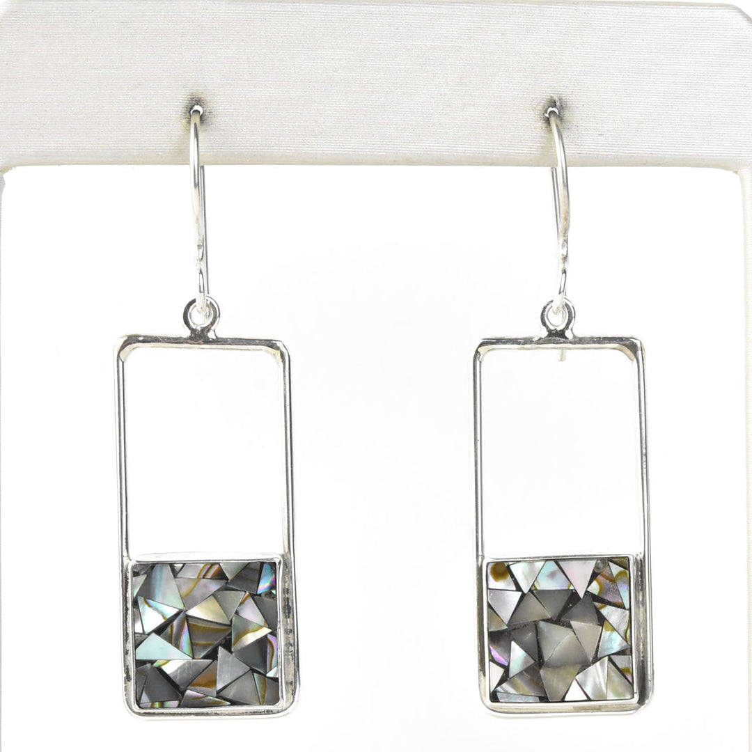 Everlasting Abalone Mosaic Earrings - Goldmakers Fine Jewelry