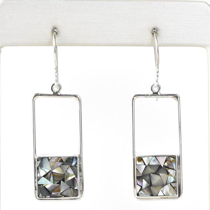 Everlasting Abalone Mosaic Earrings - Goldmakers Fine Jewelry