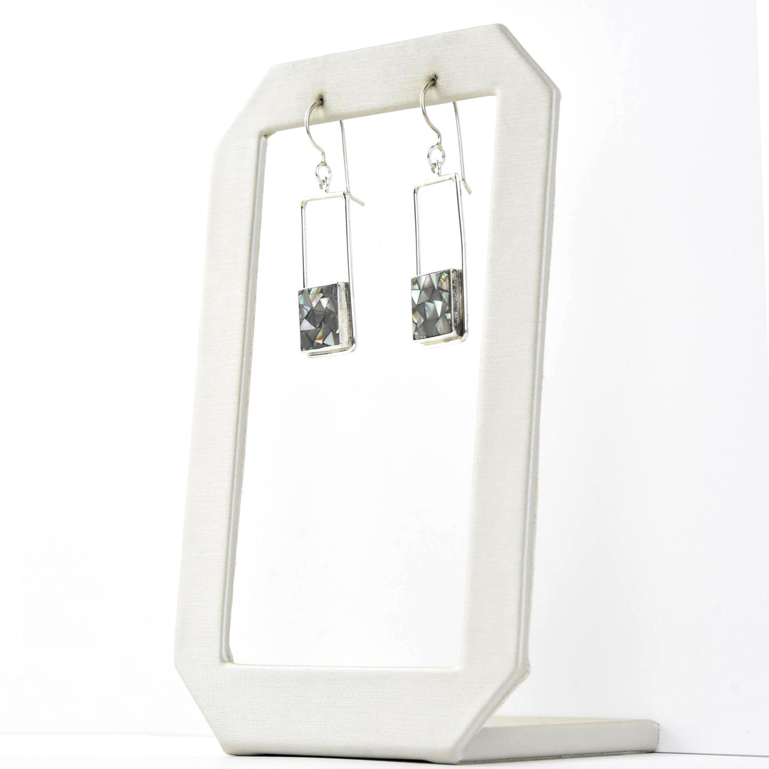 Everlasting Abalone Mosaic Earrings - Goldmakers Fine Jewelry