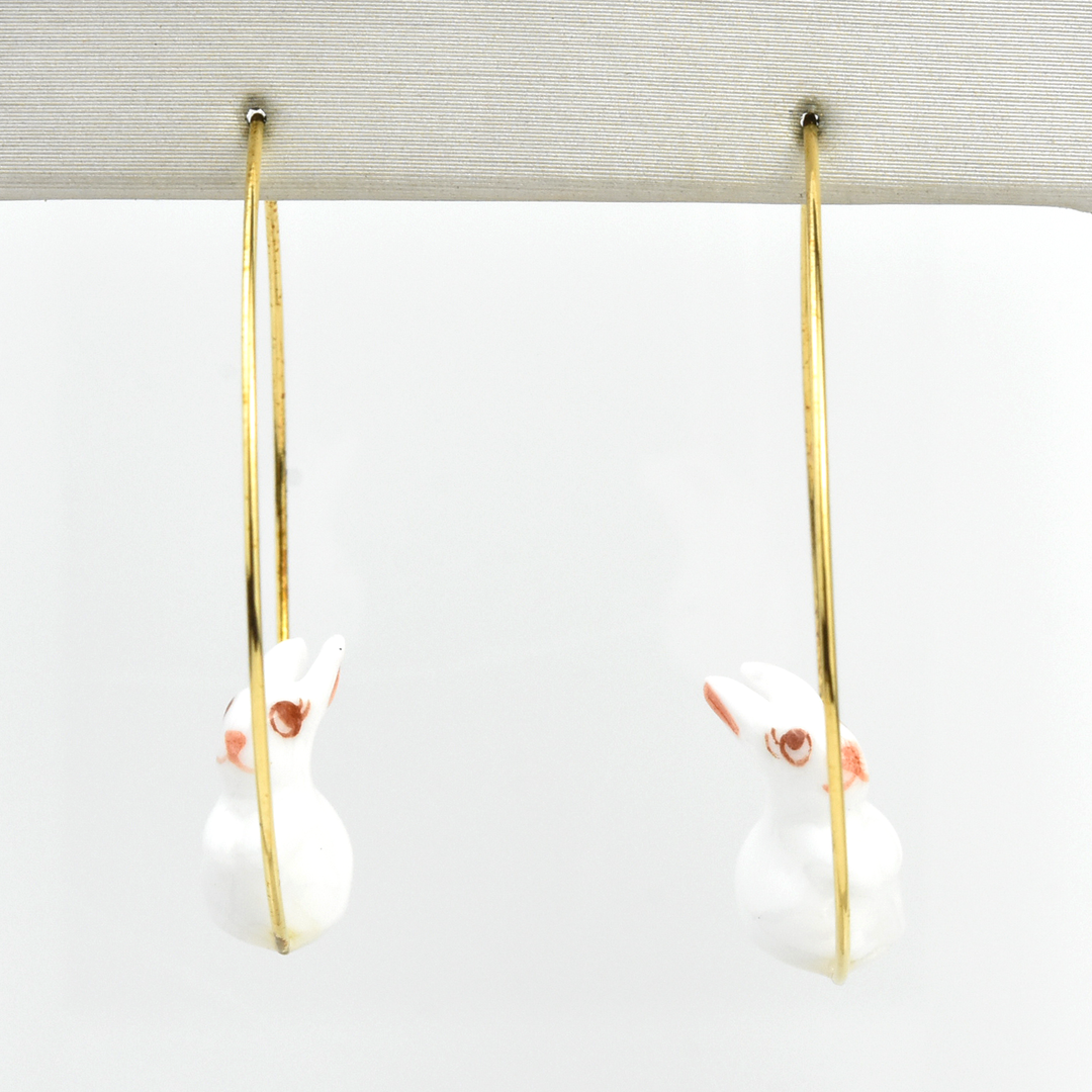 Mini Bunny Hoops - Goldmakers Fine Jewelry