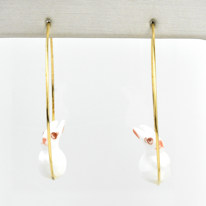Mini Bunny Hoops - Goldmakers Fine Jewelry