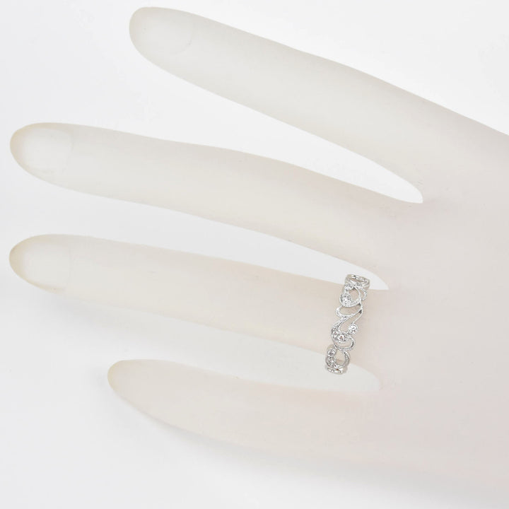 Victorian Ivy Diamond Band in Gold - Goldmakers Fine Jewelry