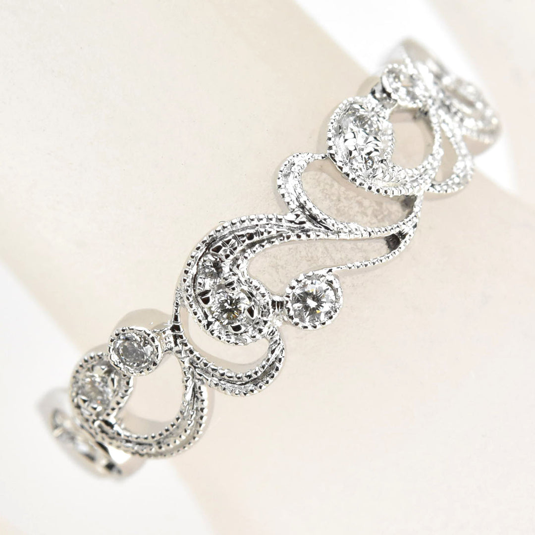 Victorian Ivy Diamond Band in Gold - Goldmakers Fine Jewelry