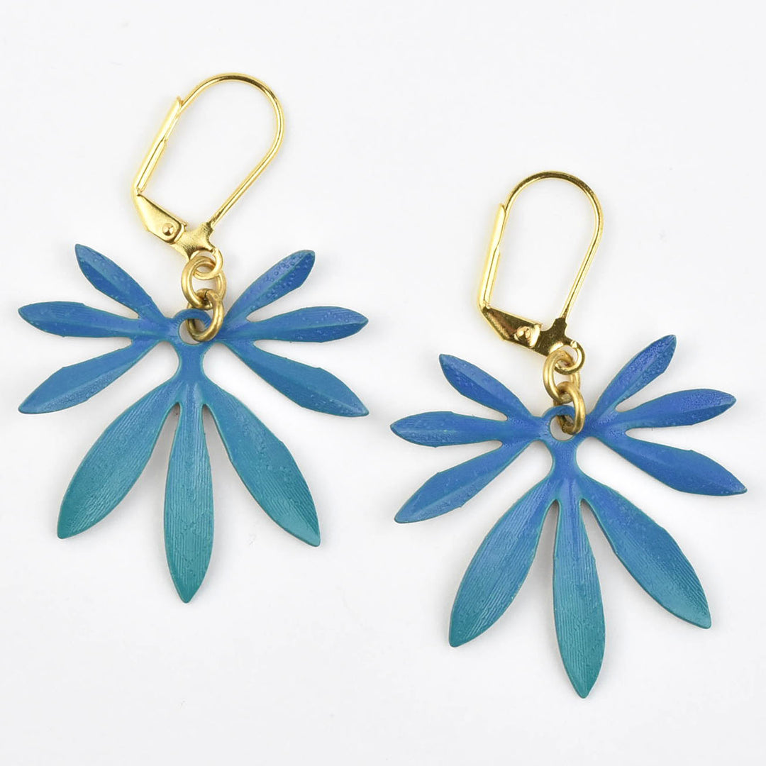 Ocean Bambu Earrings - Goldmakers Fine Jewelry