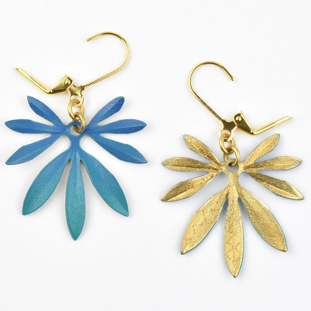 Ocean Bambu Earrings - Goldmakers Fine Jewelry