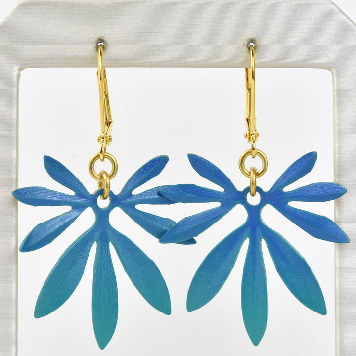 Ocean Bambu Earrings - Goldmakers Fine Jewelry