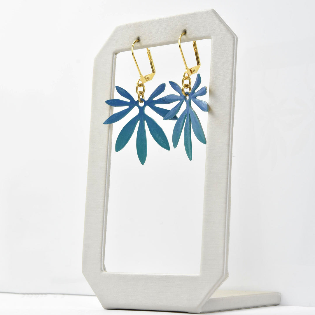 Ocean Bambu Earrings - Goldmakers Fine Jewelry