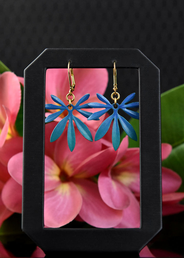 Ocean Bambu Earrings - Goldmakers Fine Jewelry