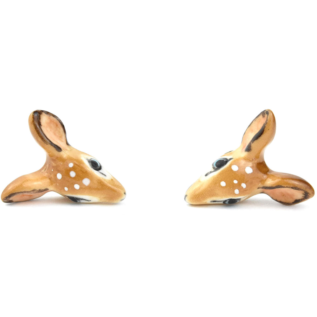 Oh Deer Post Earrings - Goldmakers Fine Jewelry