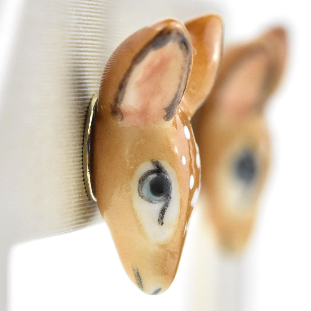 Oh Deer Post Earrings - Goldmakers Fine Jewelry