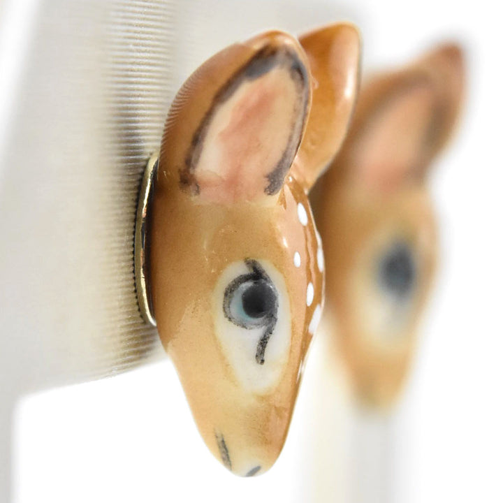 Oh Deer Post Earrings - Goldmakers Fine Jewelry