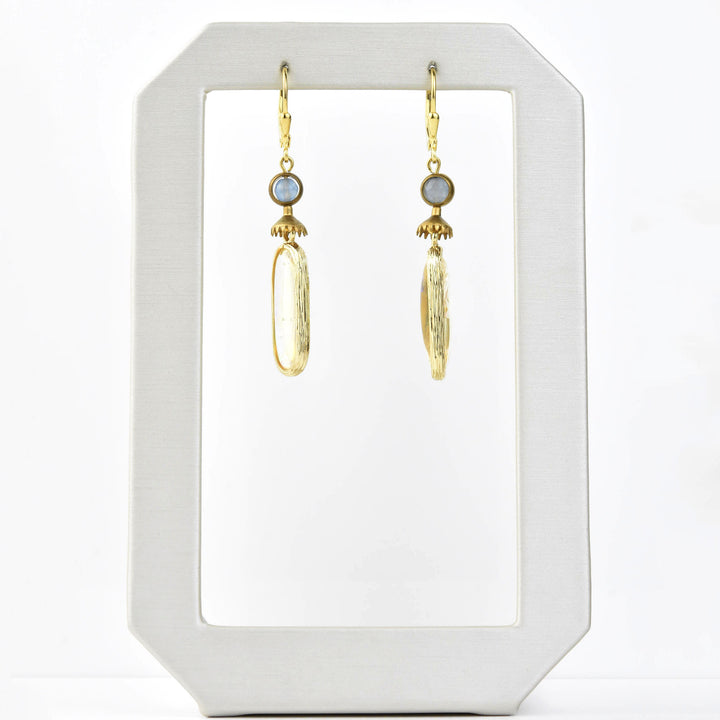 Opalized Art Glass Drops - Goldmakers Fine Jewelry