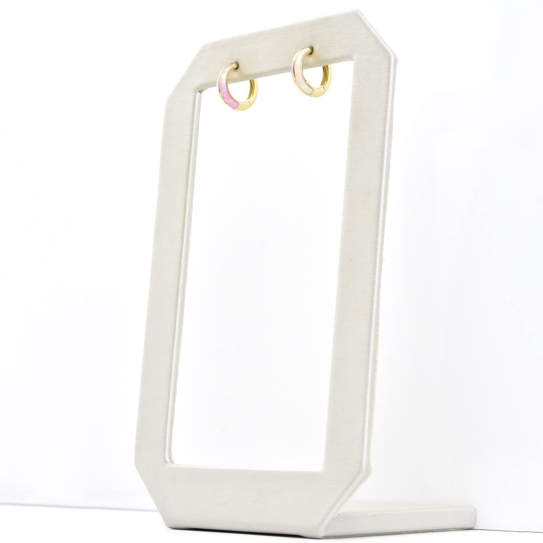 Opal Ombre Deux Huggies - Goldmakers Fine Jewelry