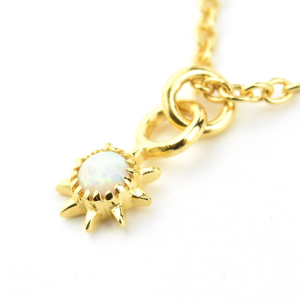 Opal Starburst Necklace - Goldmakers Fine Jewelry