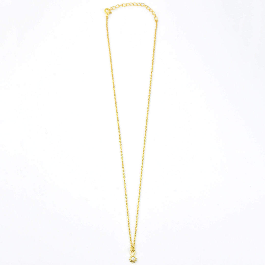 Opal Starburst Necklace - Goldmakers Fine Jewelry