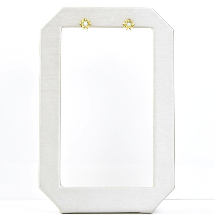 Opal Starburst Studs - Goldmakers Fine Jewelry