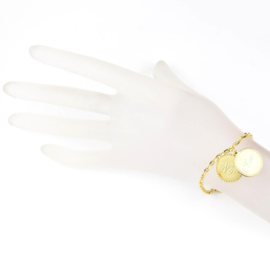 Oui Non Bracelet - Goldmakers Fine Jewelry