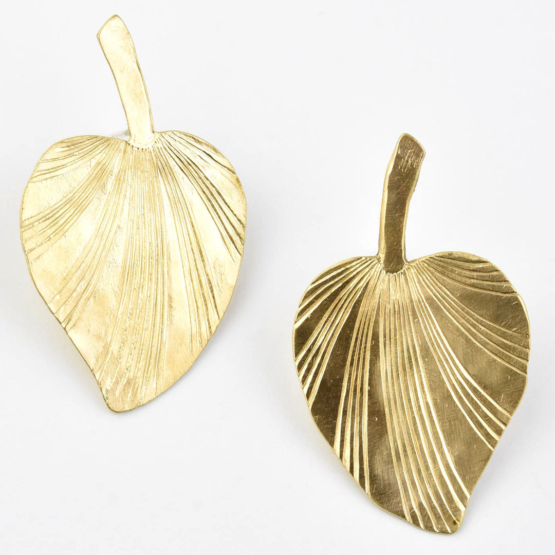 Palmetto Earrings - Goldmakers Fine Jewelry