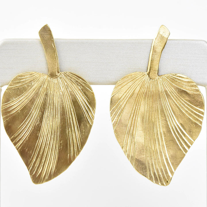 Palmetto Earrings - Goldmakers Fine Jewelry