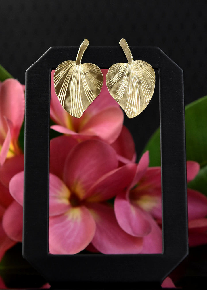 Palmetto Earrings - Goldmakers Fine Jewelry
