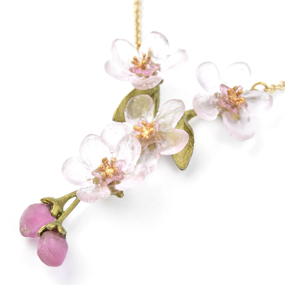 Peach Blossom Mini Collar - Goldmakers Fine Jewelry