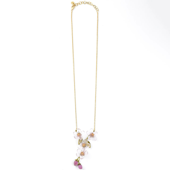Peach Blossom Mini Collar - Goldmakers Fine Jewelry