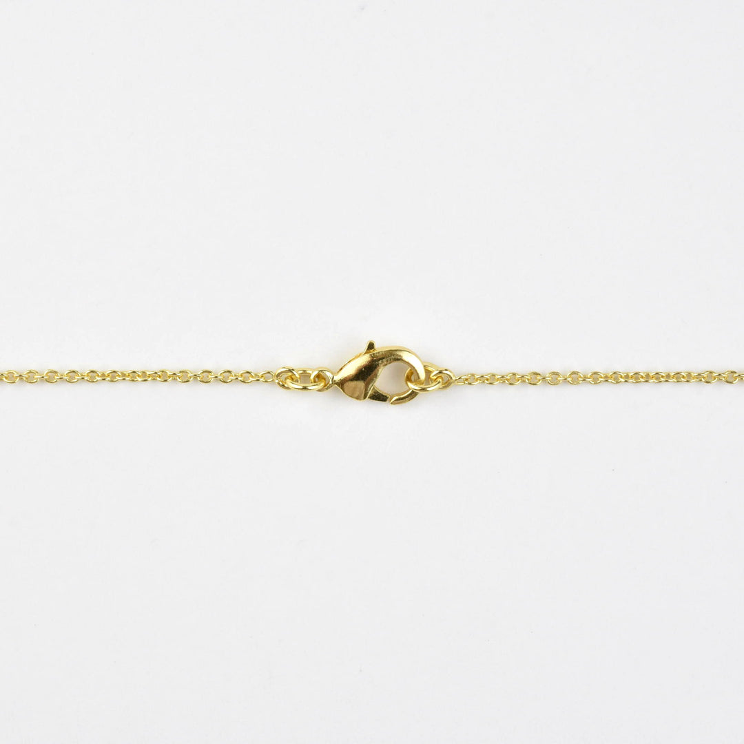 Peal and Green Tourmaline Long Necklace - Goldmakers Fine Jewelry