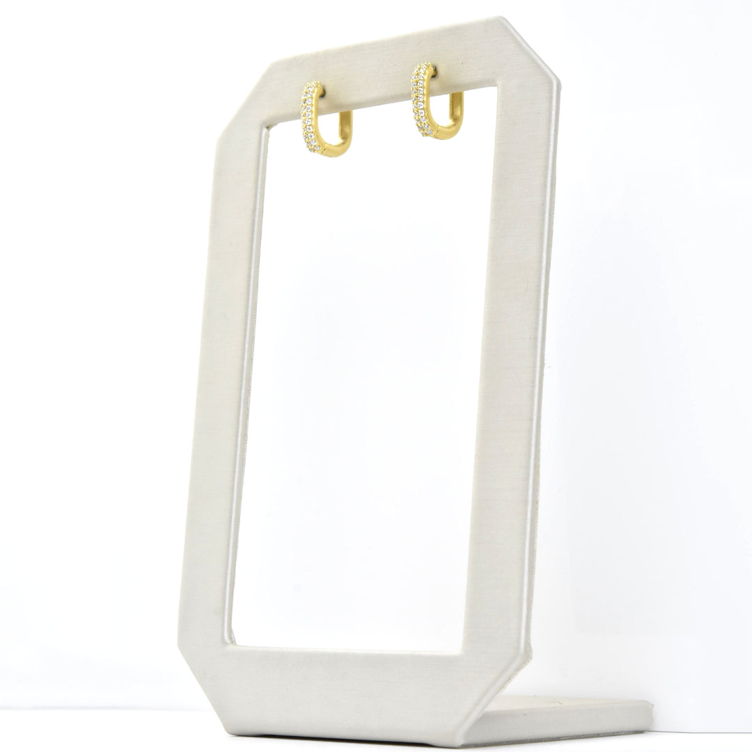 Petit Pave Huggies - Goldmakers Fine Jewelry