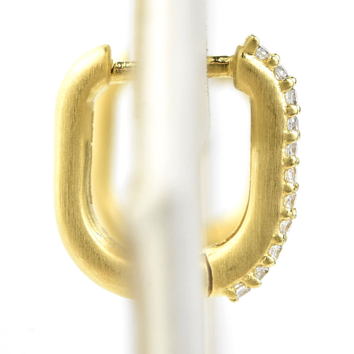 Petit Pave Huggies - Goldmakers Fine Jewelry