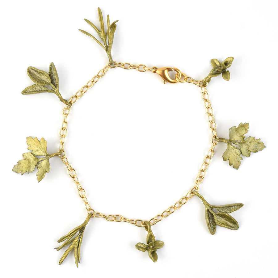 Petite Herb Bracelet - Goldmakers Fine Jewelry