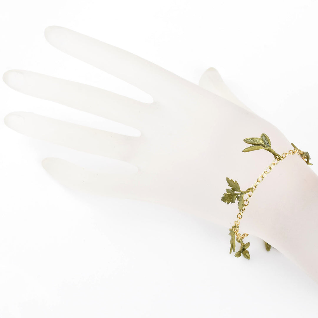 Petite Herb Bracelet - Goldmakers Fine Jewelry
