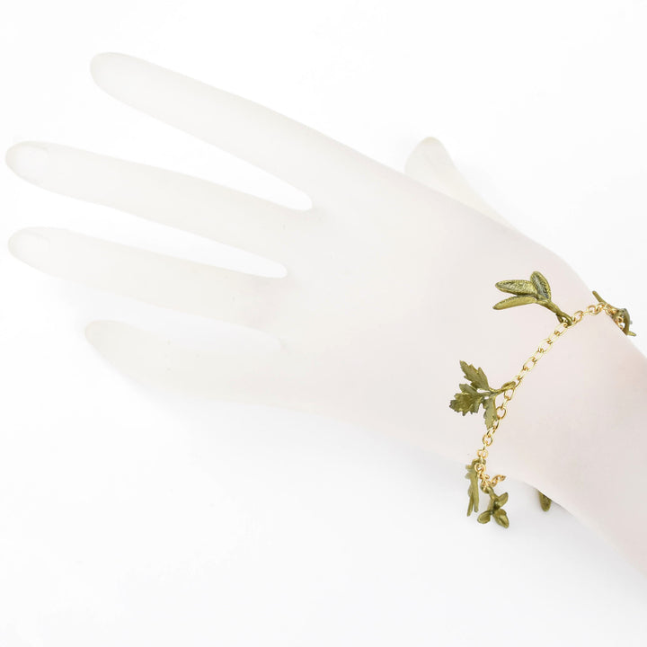 Petite Herb Bracelet - Goldmakers Fine Jewelry