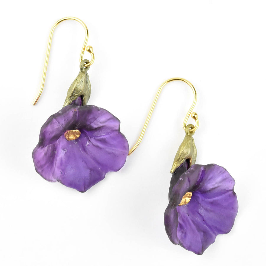 Petunia Drop Earrings - Goldmakers Fine Jewelry