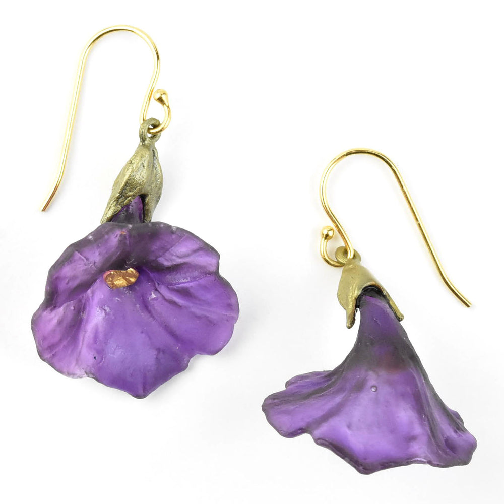 Petunia Drop Earrings - Goldmakers Fine Jewelry