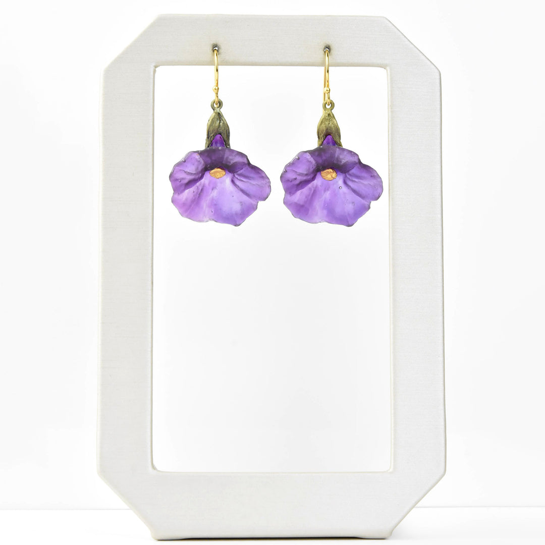 Petunia Drop Earrings - Goldmakers Fine Jewelry