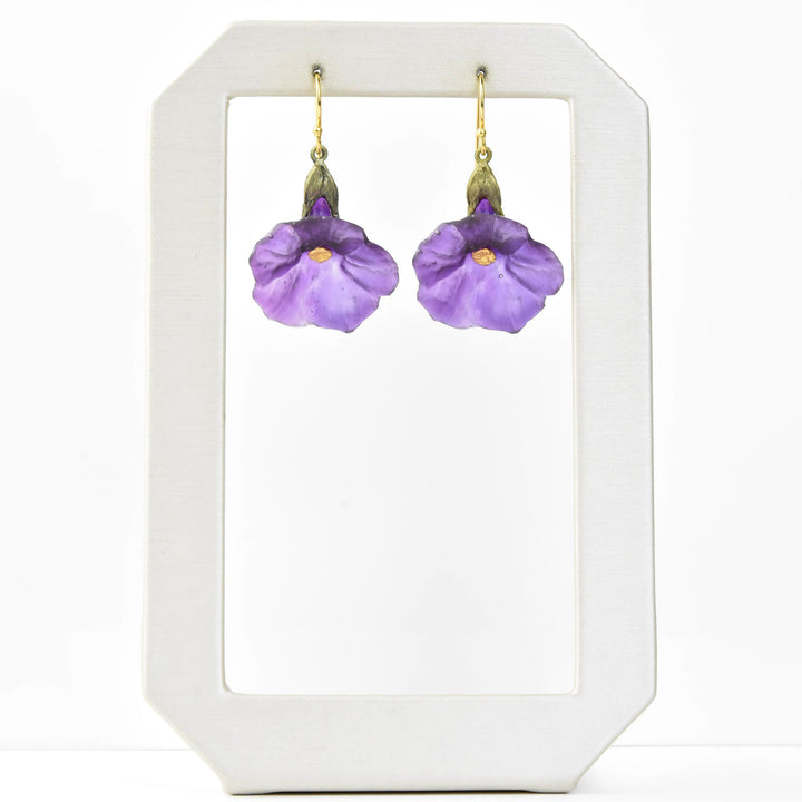 Petunia Drop Earrings - Goldmakers Fine Jewelry