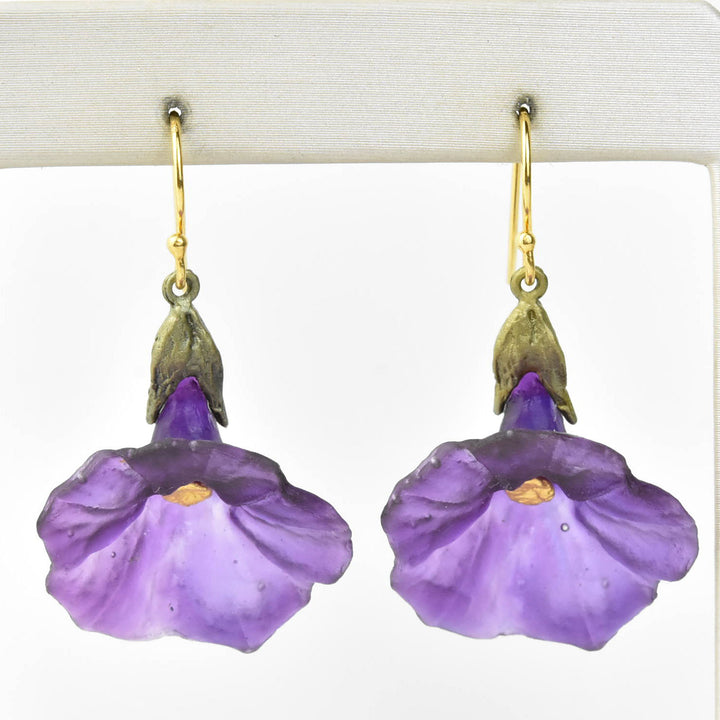 Petunia Drop Earrings - Goldmakers Fine Jewelry