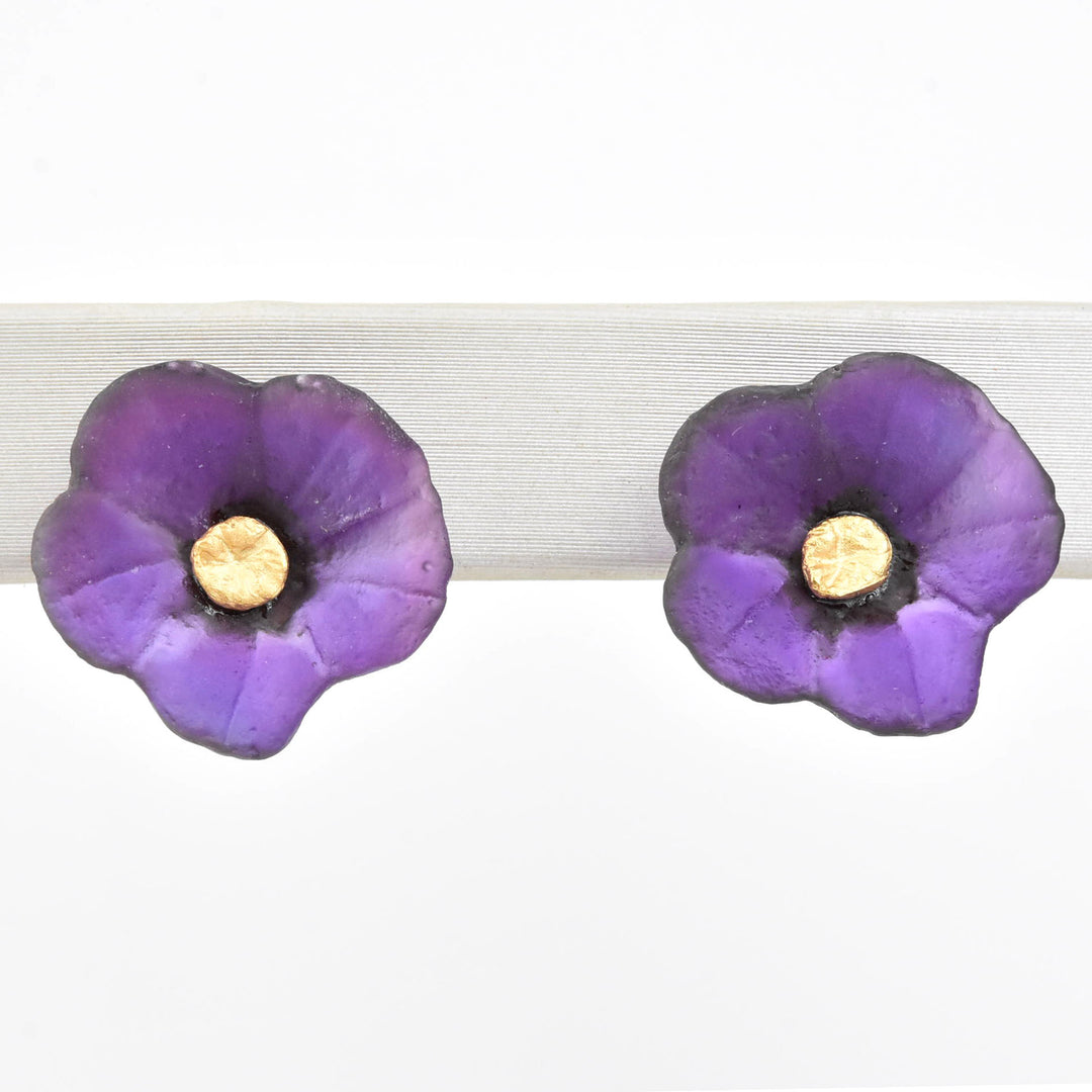 Petunia Post Earrings - Goldmakers Fine Jewelry