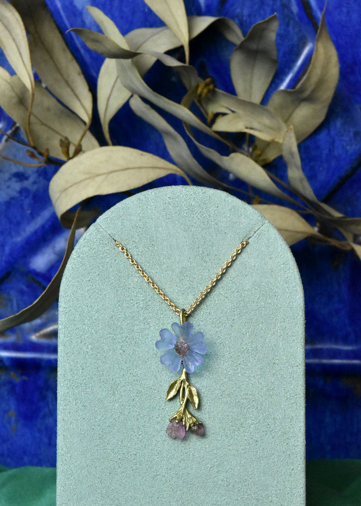 Phlox Blossom Necklace - Goldmakers Fine Jewelry