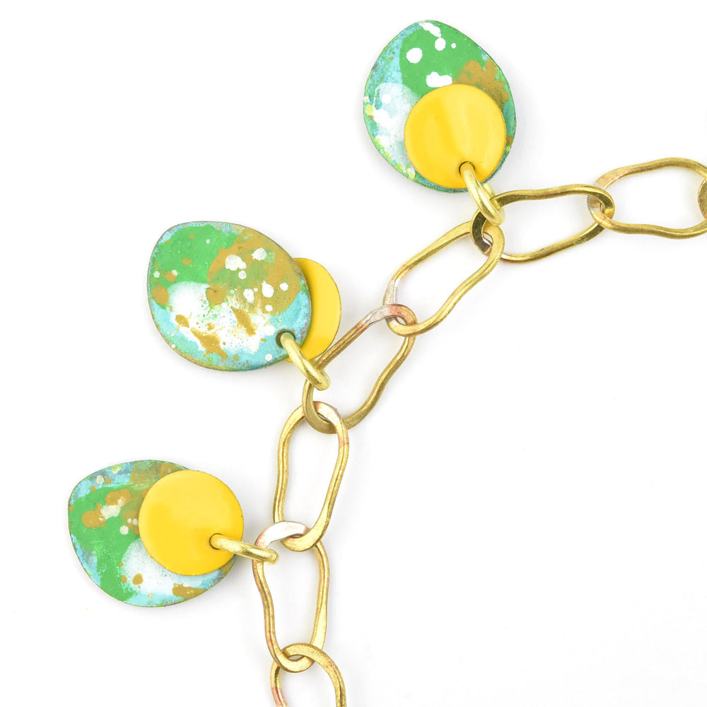 Piedritas Bracelet Mix Green - Goldmakers Fine Jewelry