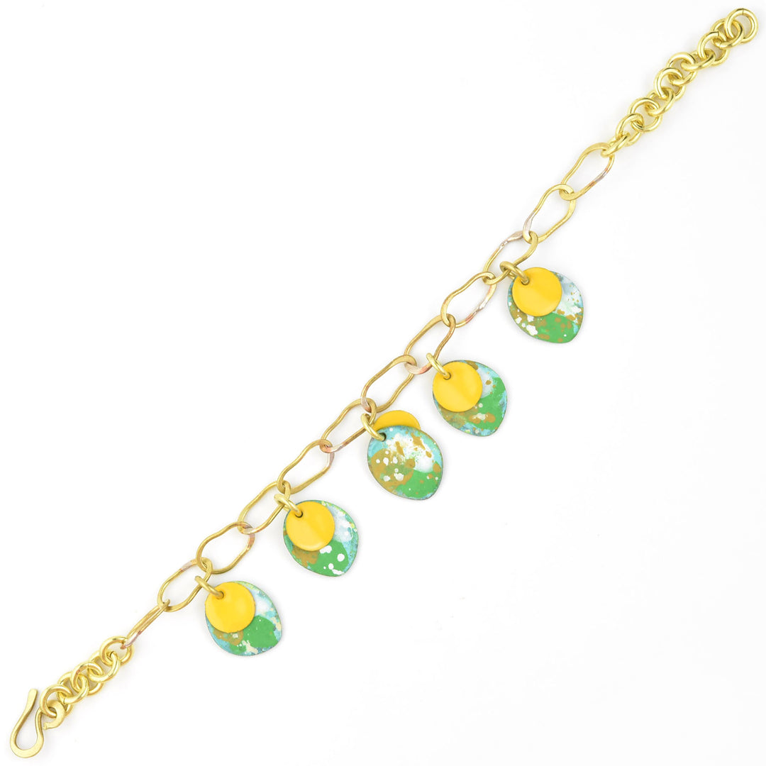 Piedritas Bracelet Mix Green - Goldmakers Fine Jewelry
