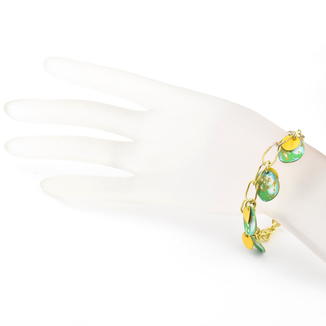 Piedritas Bracelet Mix Green - Goldmakers Fine Jewelry