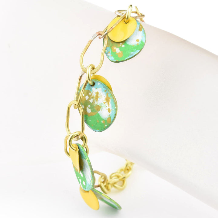Piedritas Bracelet Mix Green - Goldmakers Fine Jewelry
