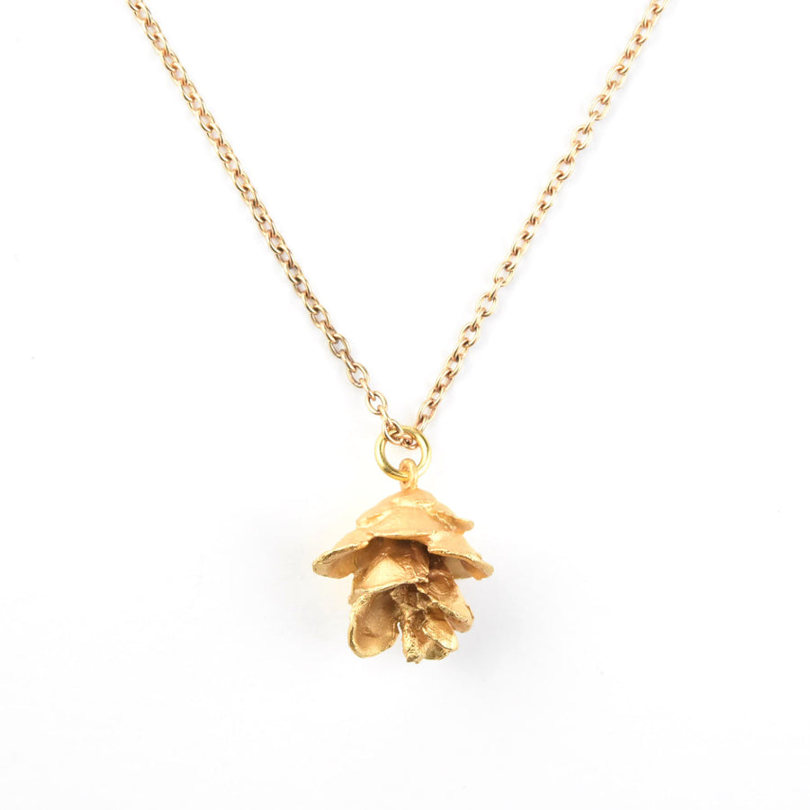Pinecone Necklace - Goldmakers Fine Jewelry