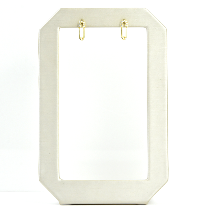 Safety Pin Studs - Goldmakers Fine Jewelry