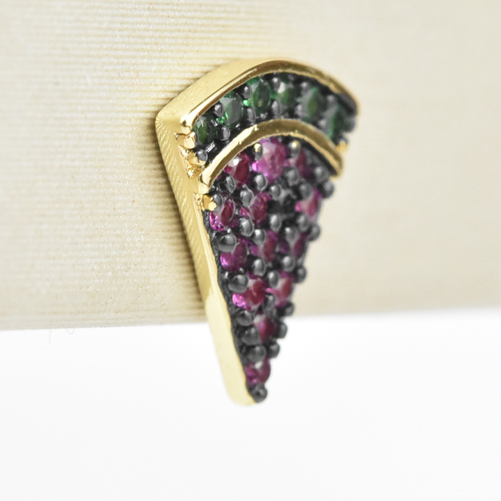 Watermelon & Grape Studs - Goldmakers Fine Jewelry