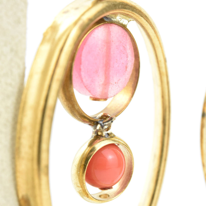 Oval Orbit Earrings - Goldmakers Fine Jewelry
